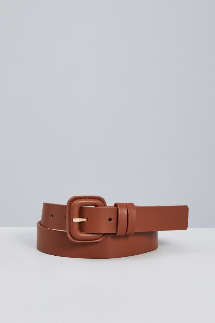 Belt with covered buckle Intrend