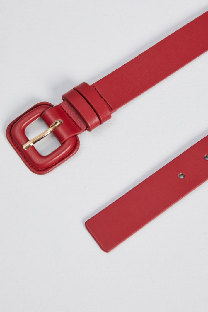 Belt with covered buckle Intrend - 2