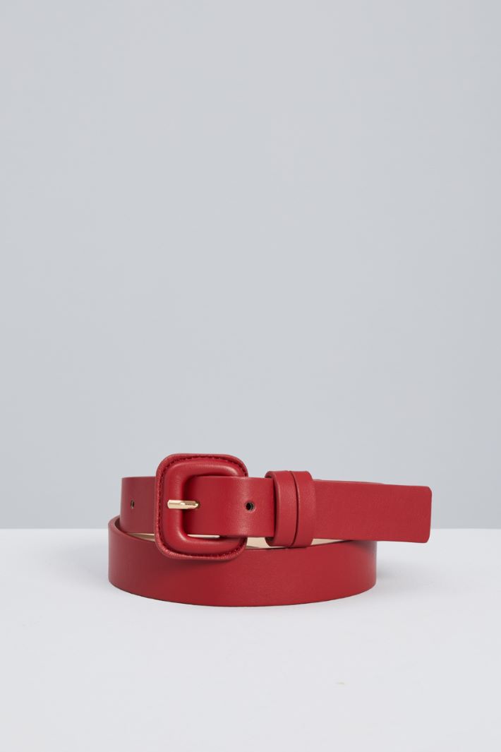 Belt with covered buckle Intrend