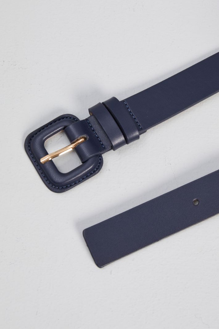 Belt with covered buckle Intrend - 2