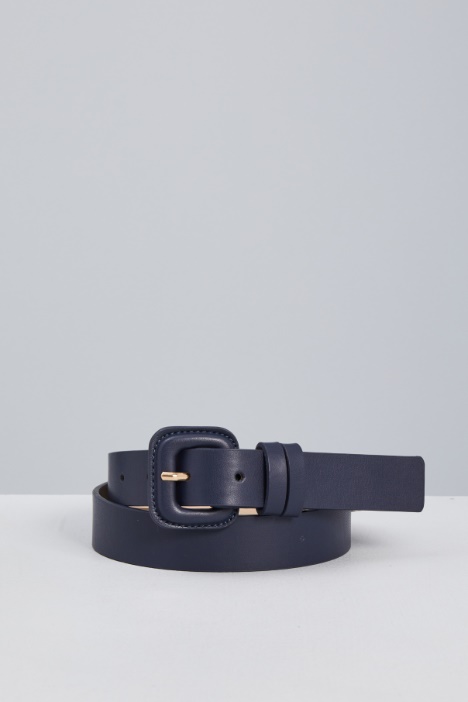 Belt with covered buckle Intrend