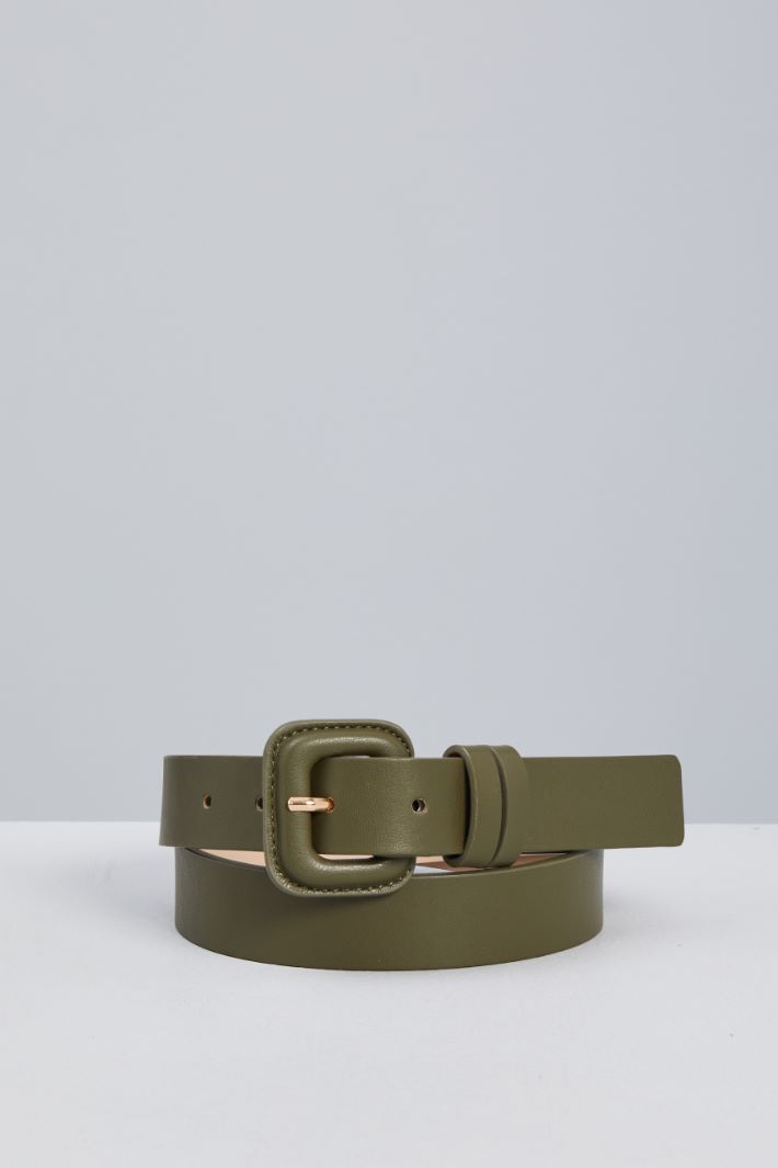 Belt with covered buckle Intrend