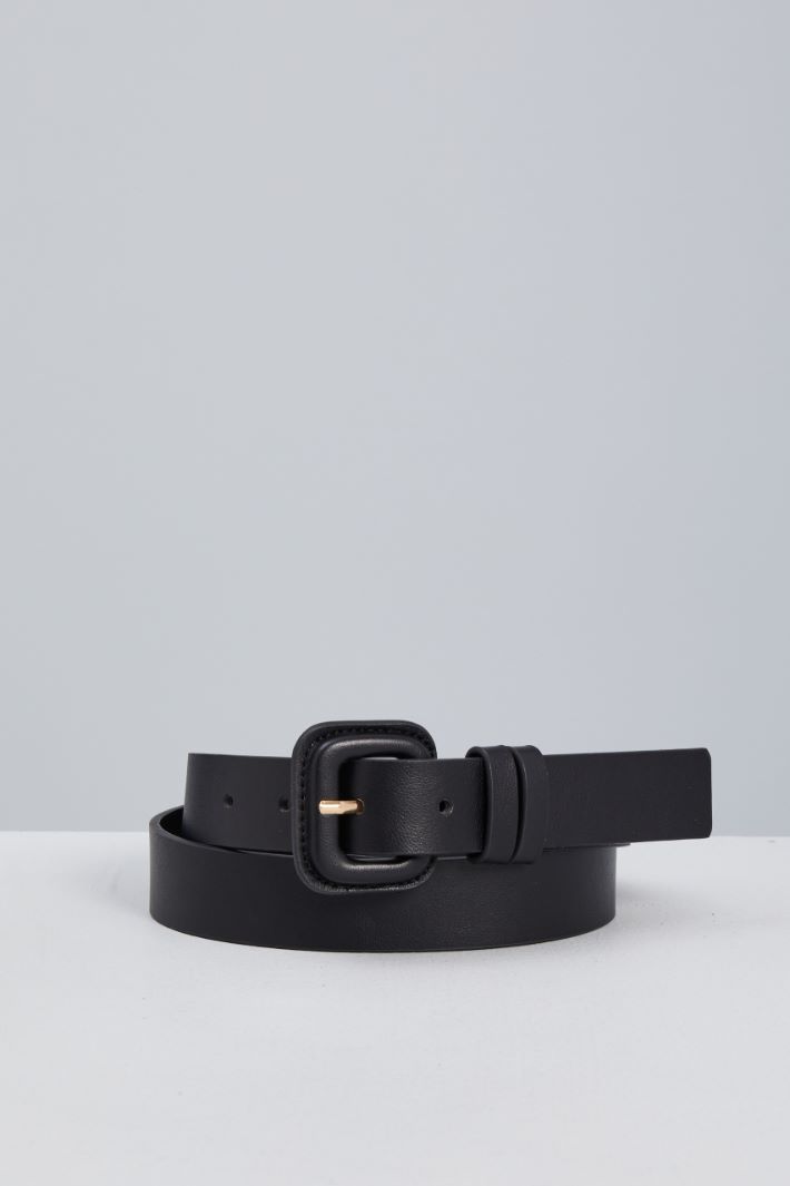 Belt with covered buckle Intrend