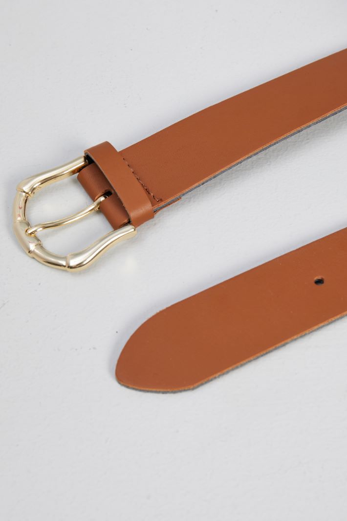 Hammered leather belt Intrend - 2