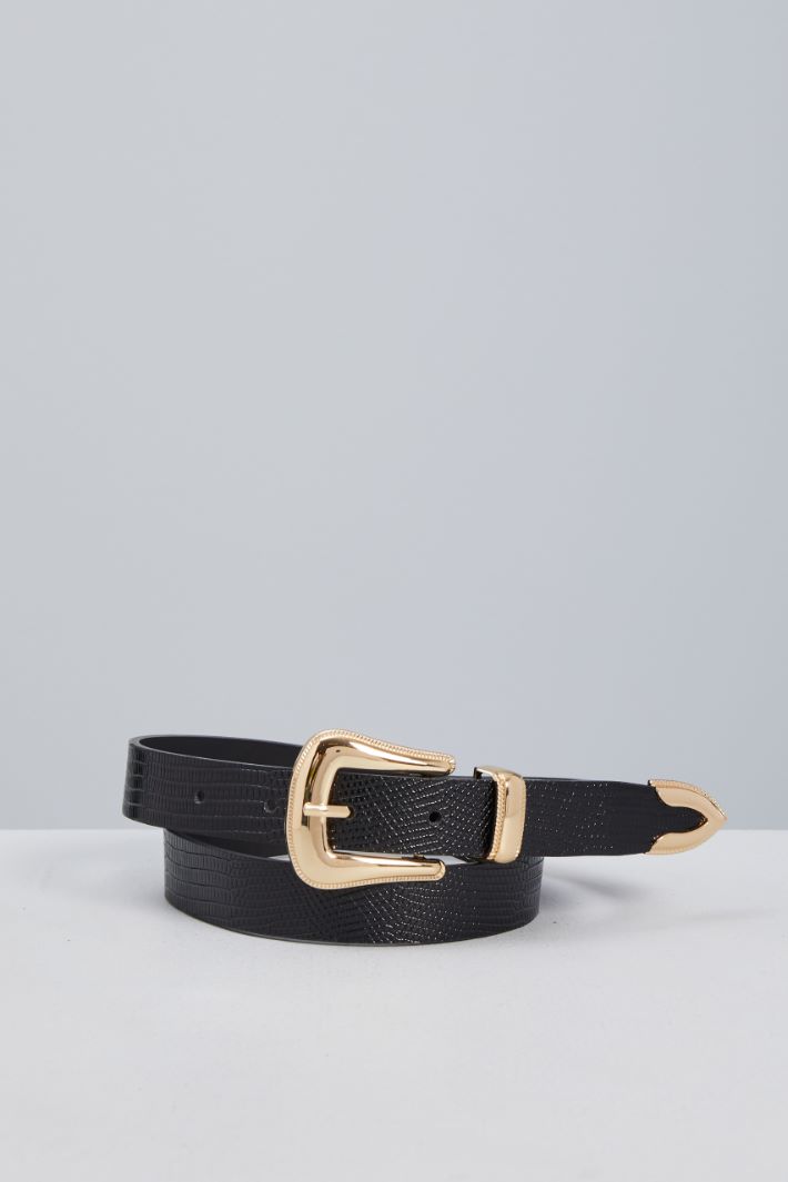 Belt with metal tip Intrend