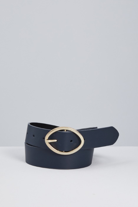 Belt with oval buckle Intrend