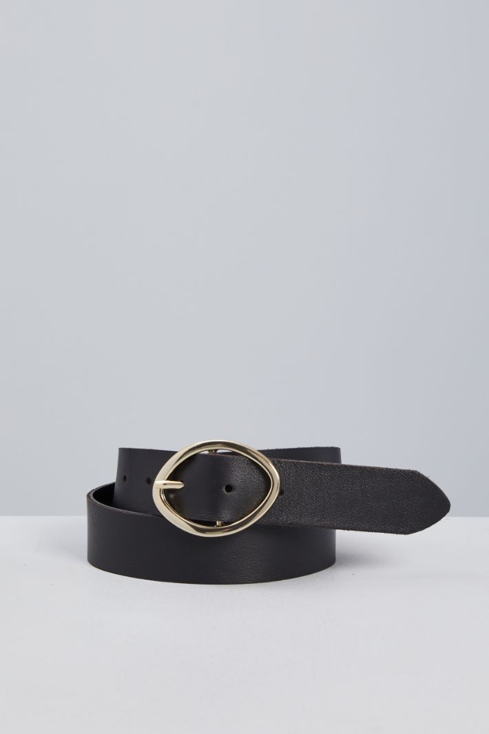 Belt with oval buckle Intrend