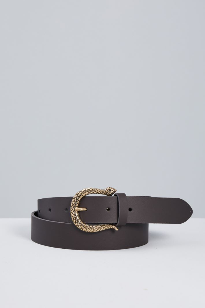 Belt with inlaid buckle Intrend