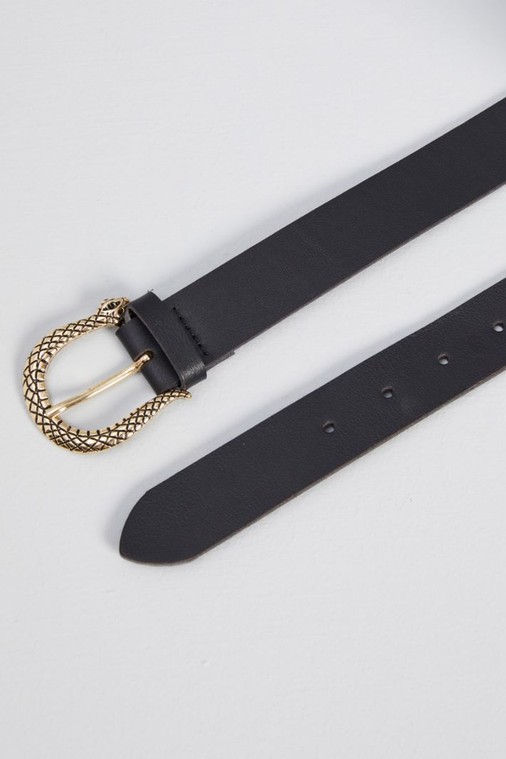 Belt with inlaid buckle Intrend - 2