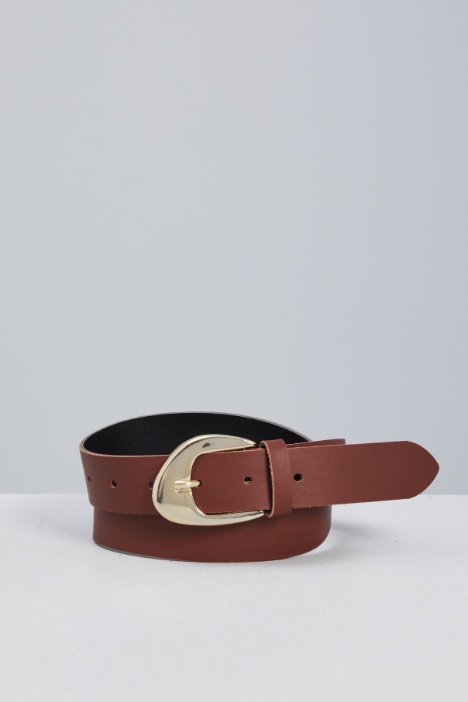 Belt with asymmetric buckle Intrend