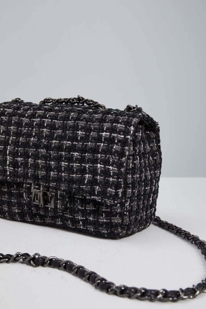 Tweed crossbody bag Intrend - 4