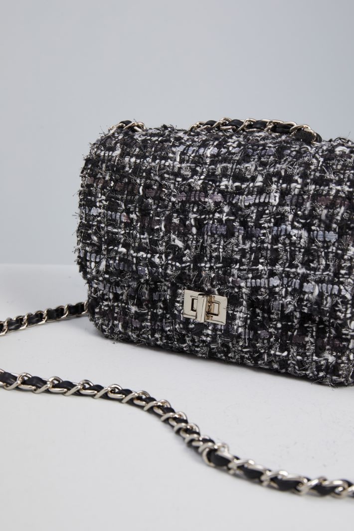 Tweed crossbody bag Intrend - 4