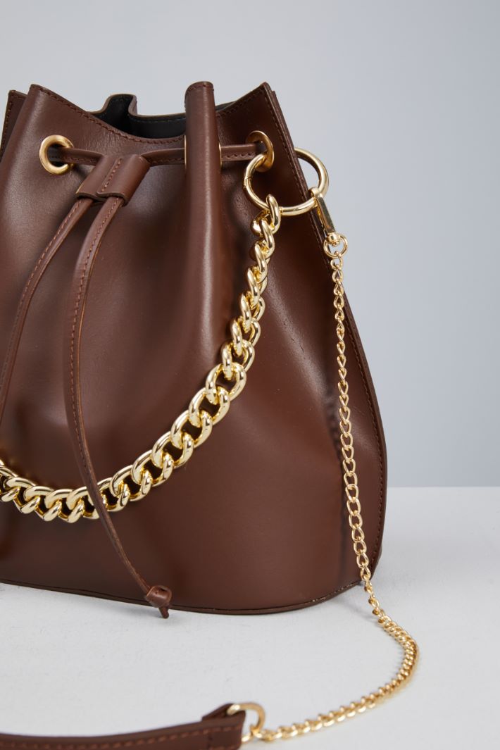 Bucket bag with drawstring Intrend - 4