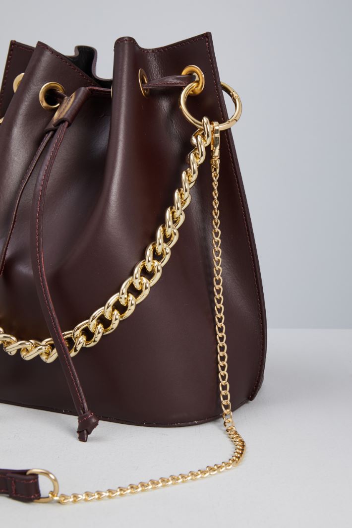 Bucket bag with drawstring Intrend - 4