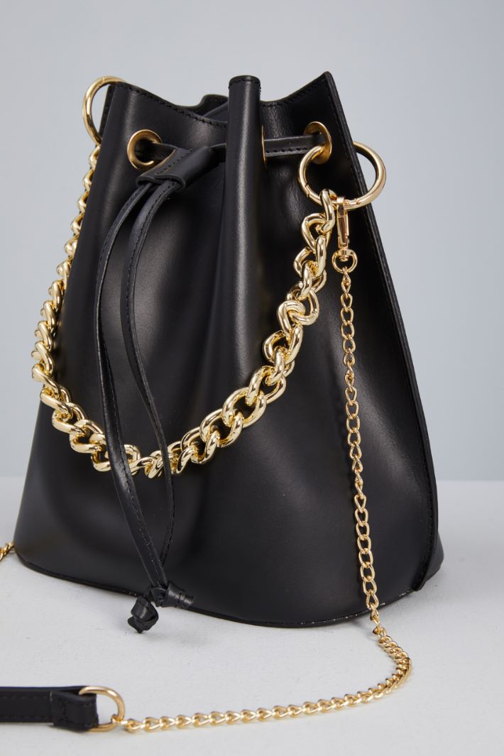 Bucket bag with drawstring Intrend - 4