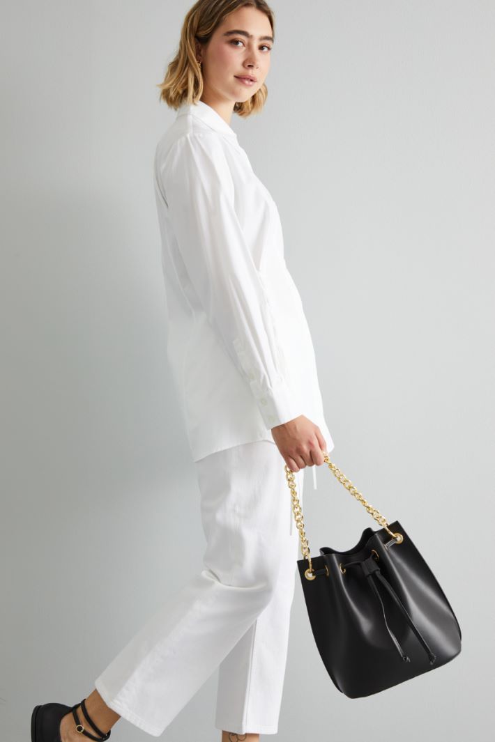 Bucket bag with drawstring Intrend - 5