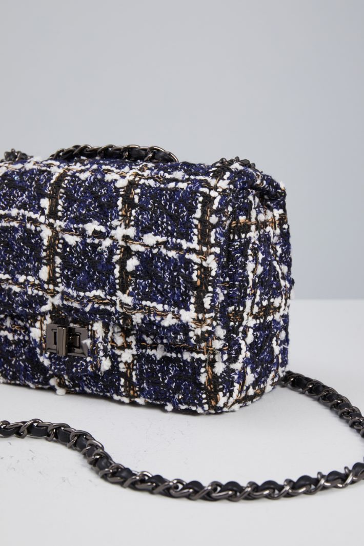 Crossbody tweed bag Intrend - 4