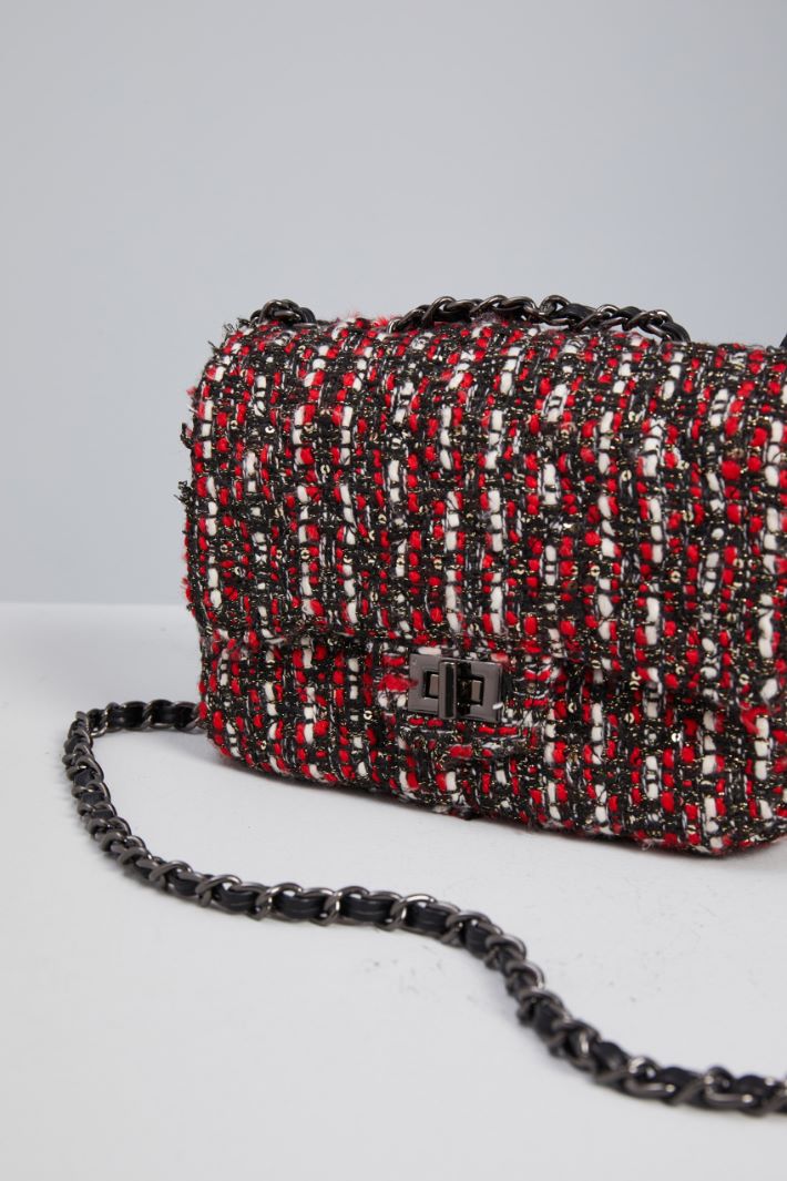 Tweed crossbody bag Intrend - 4