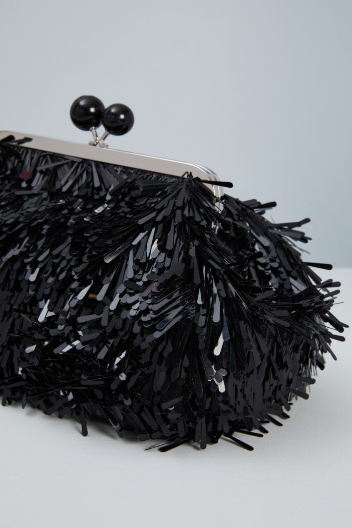 Clutch con lentejuelas alargadas Intrend - 4