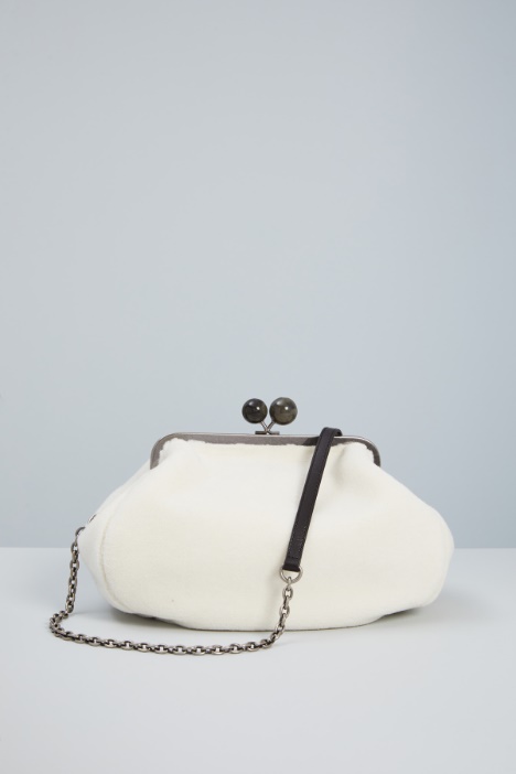 Clutch effetto pelliccia