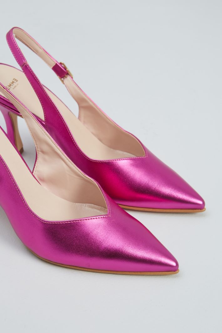 Laminated slingbacks Intrend - 4