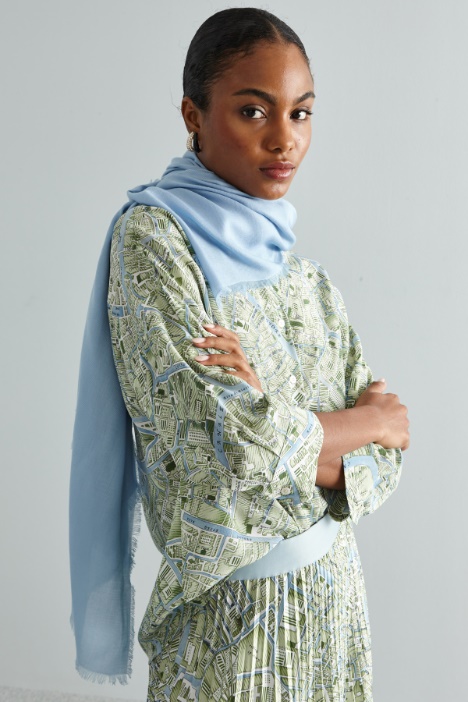 Stola in fibra naturale