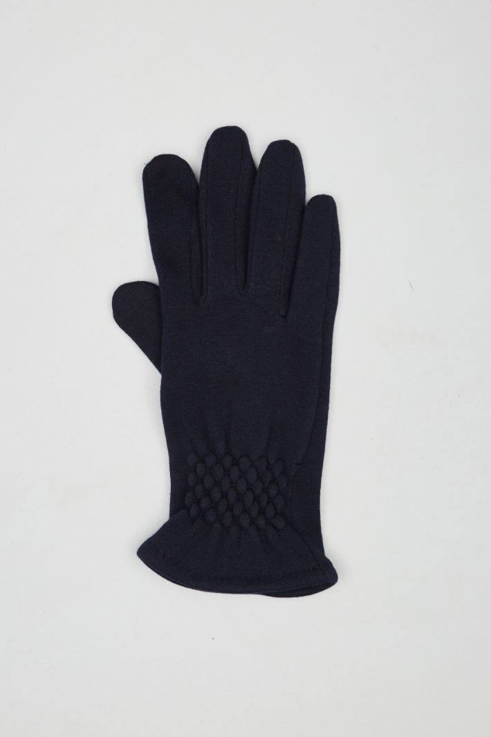 Cotton jersey gloves Intrend - 2