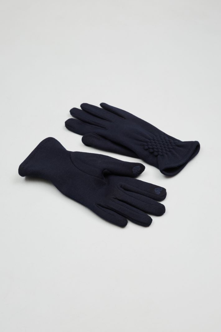 Cotton jersey gloves Intrend