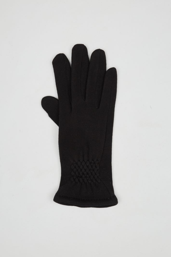 Cotton jersey gloves Intrend - 2