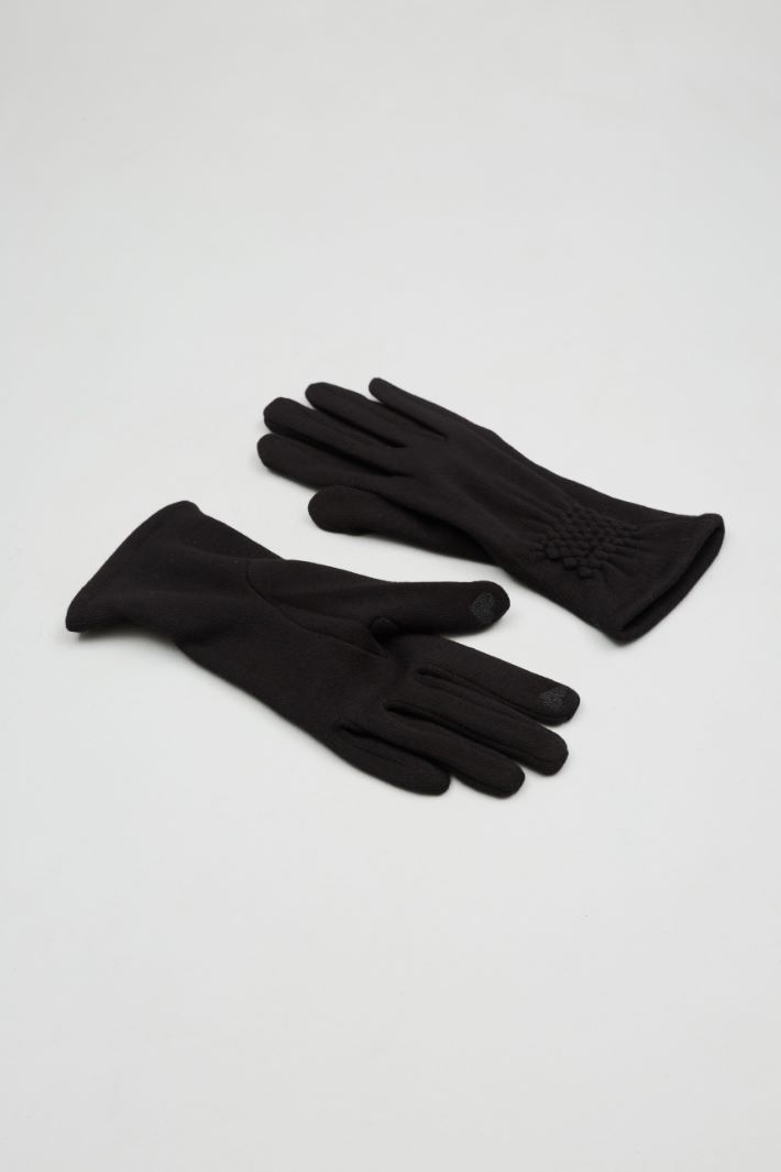 Cotton jersey gloves Intrend