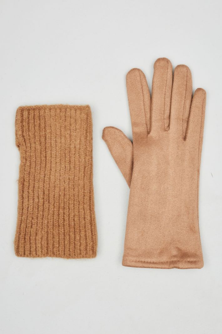 Gloves with wool sleeves Intrend - 2