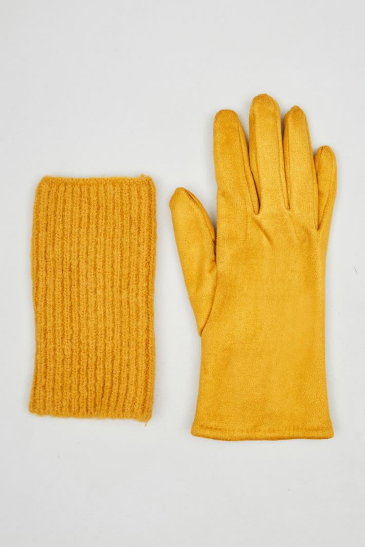 Gloves with wool sleeves Intrend - 2