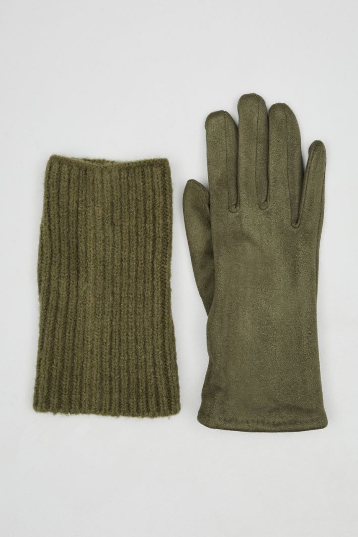 Gloves with wool sleeves Intrend - 2