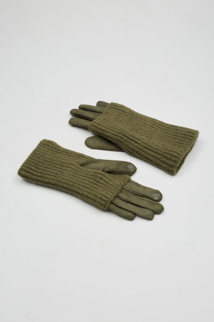 Gloves with wool sleeves Intrend