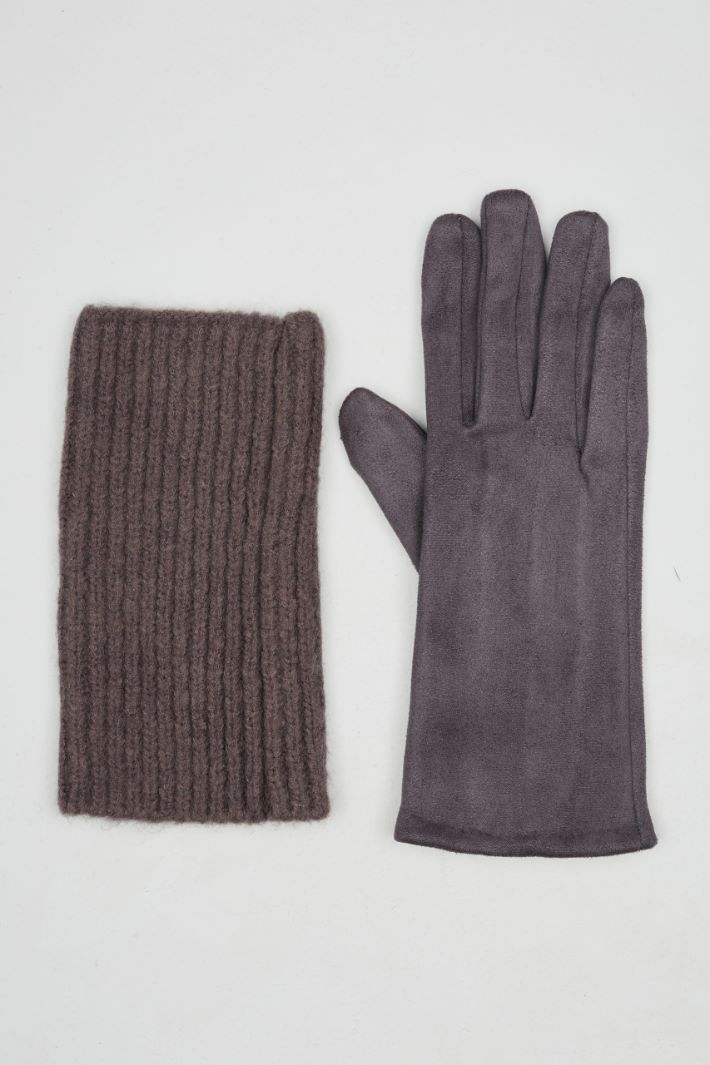 Gloves with wool sleeves Intrend - 2