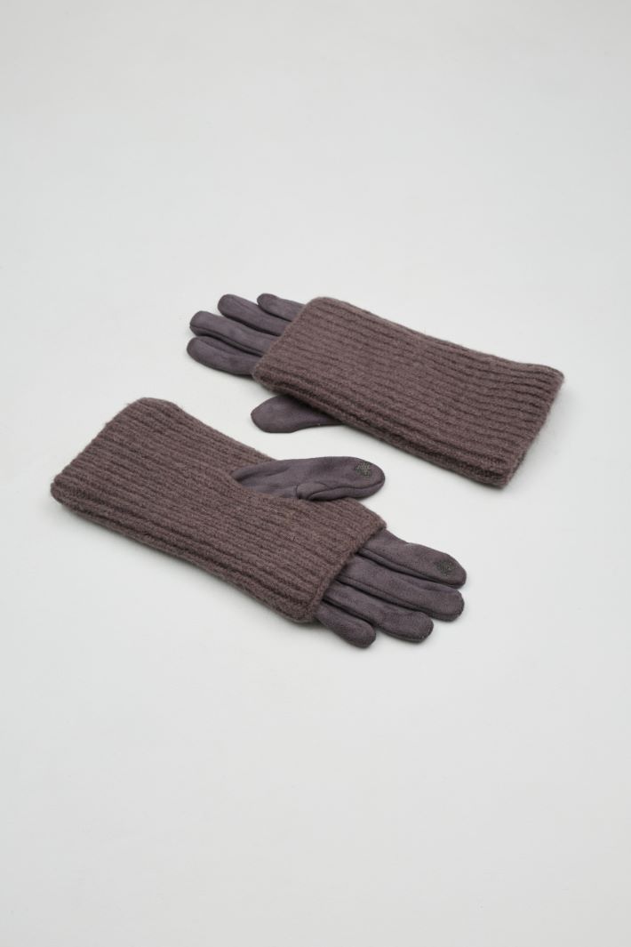 Gloves with wool sleeves Intrend