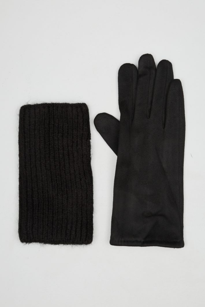 Gloves with wool sleeves Intrend - 2