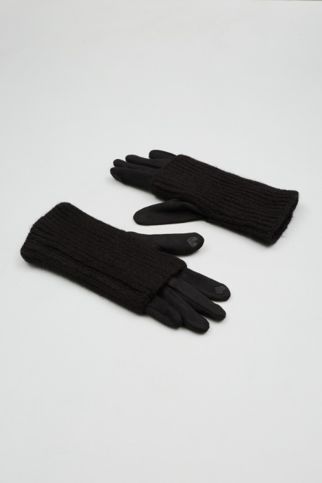 Gloves with wool sleeves Intrend