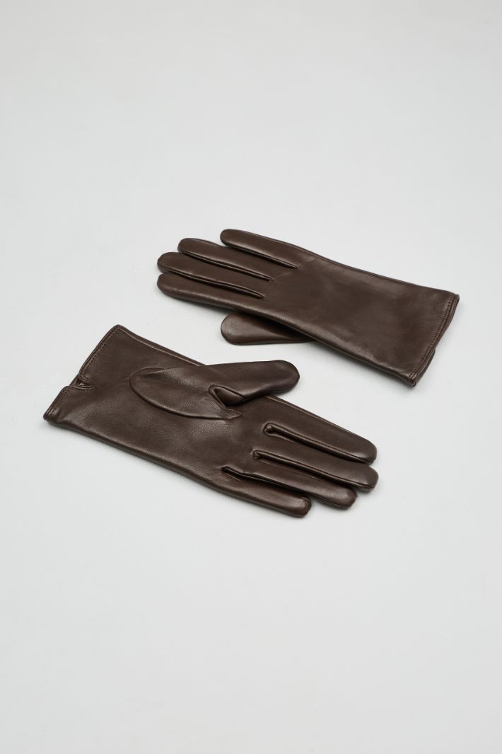 Leather gloves Intrend