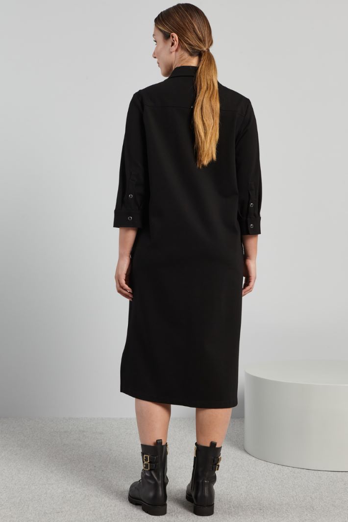 Midi shirt dress with pocket Intrend - 2