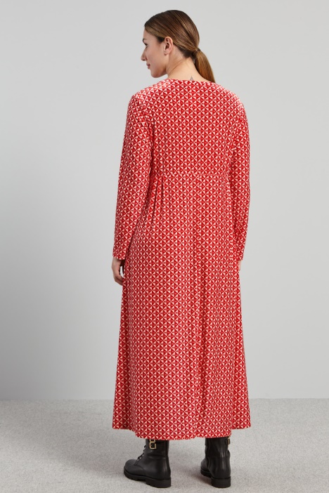 Abito lungo stampato