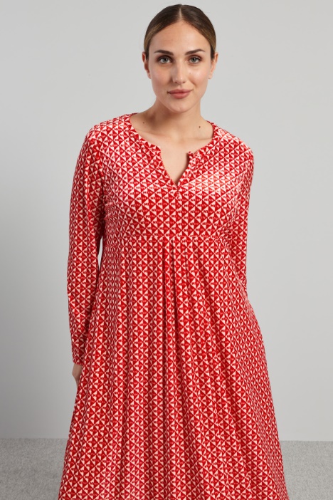 Abito lungo stampato