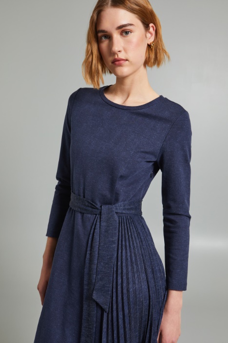 Vestido estampado de punto