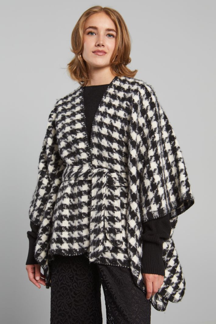 Cape in textured cloth Intrend - 3