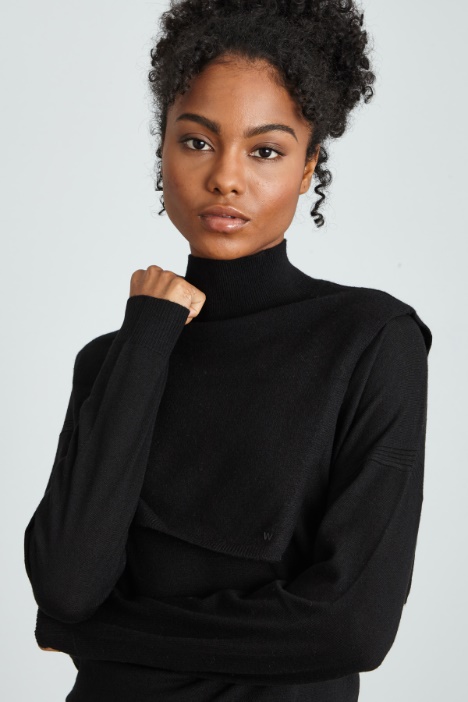 Cuello de hilado de cachemira