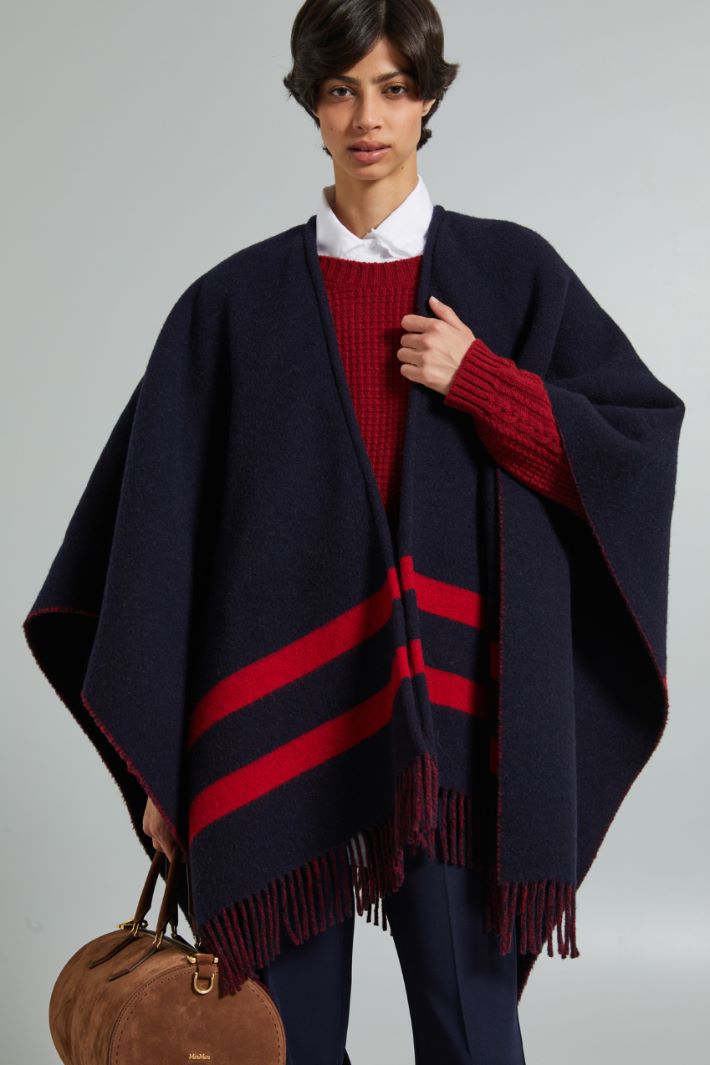 Wool blend cloak Intrend