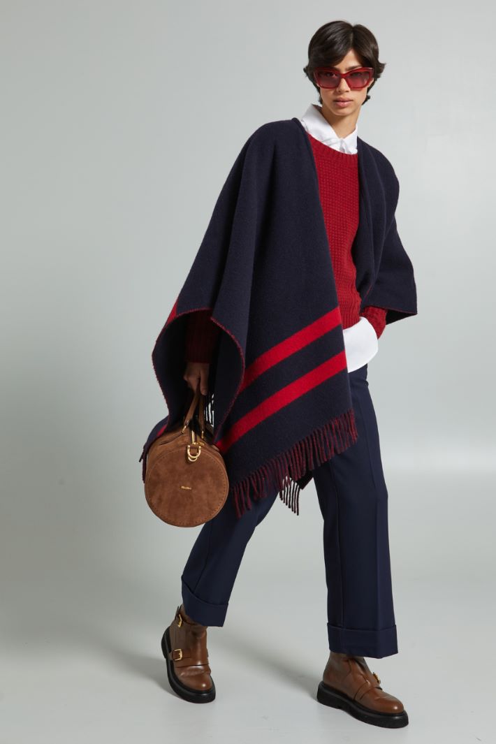 Wool blend cloak Intrend - 3