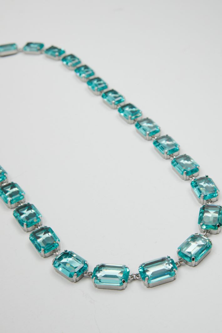 Long necklace with bezels Intrend - 2