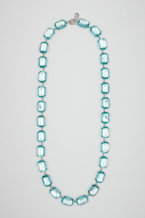 Long necklace with bezels Intrend