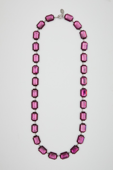 Long necklace with bezels Intrend